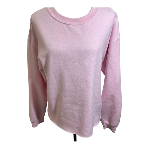 Madison + Berkeley fleece sweatshirt pink. Crew neck size Medium/Large. - Picture 3 of 10